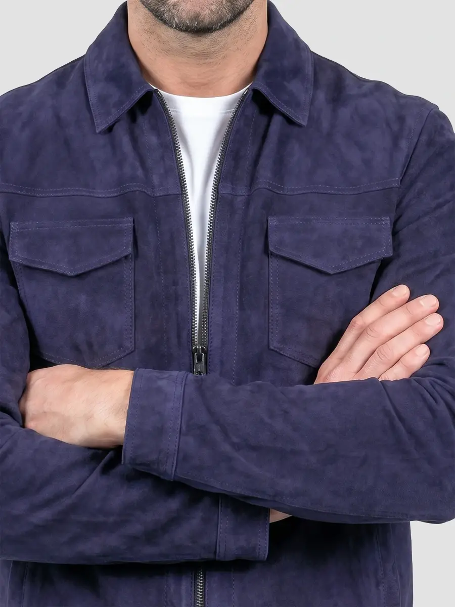 Maceoo Men's Leather Jacket | Thumbnail 6 Maceoo Men's Leather Jacket | Thumbnail 6