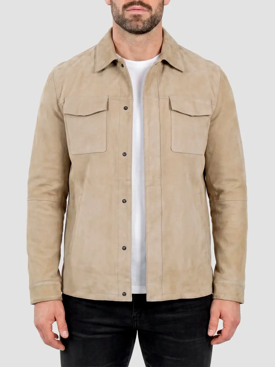 Maceoo Men's Leather Jacket | Thumbnail 2