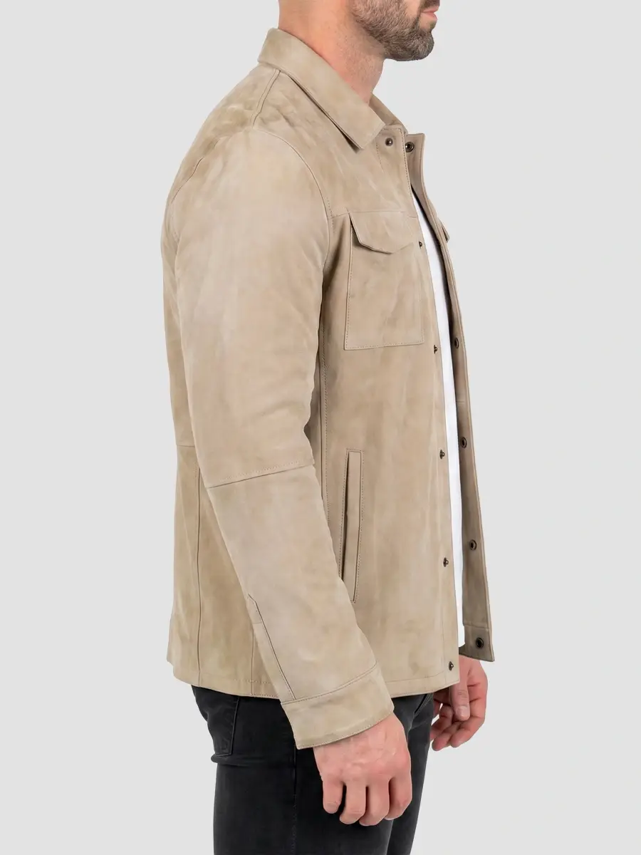 Maceoo Men's Leather Jacket | Thumbnail 4