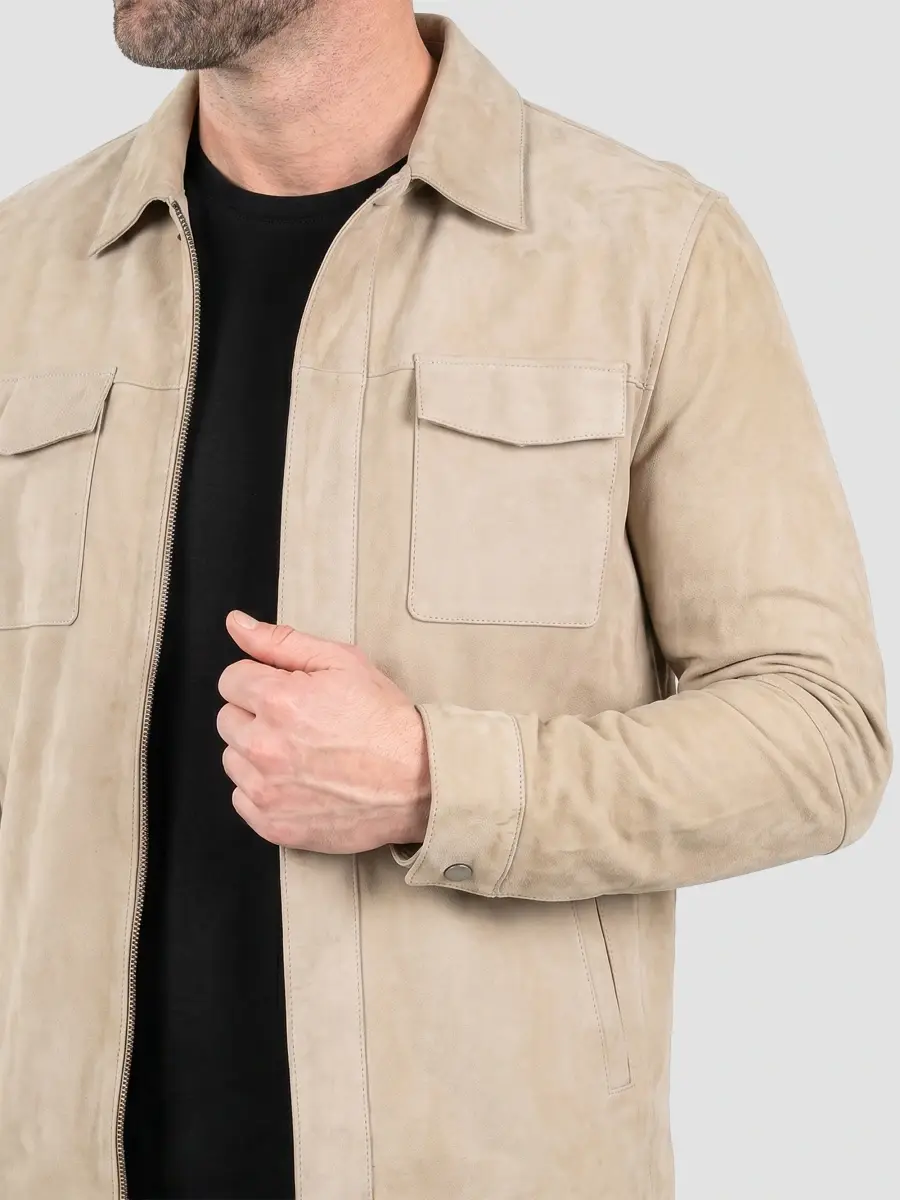 Maceoo Men's Leather Jacket | Thumbnail 5