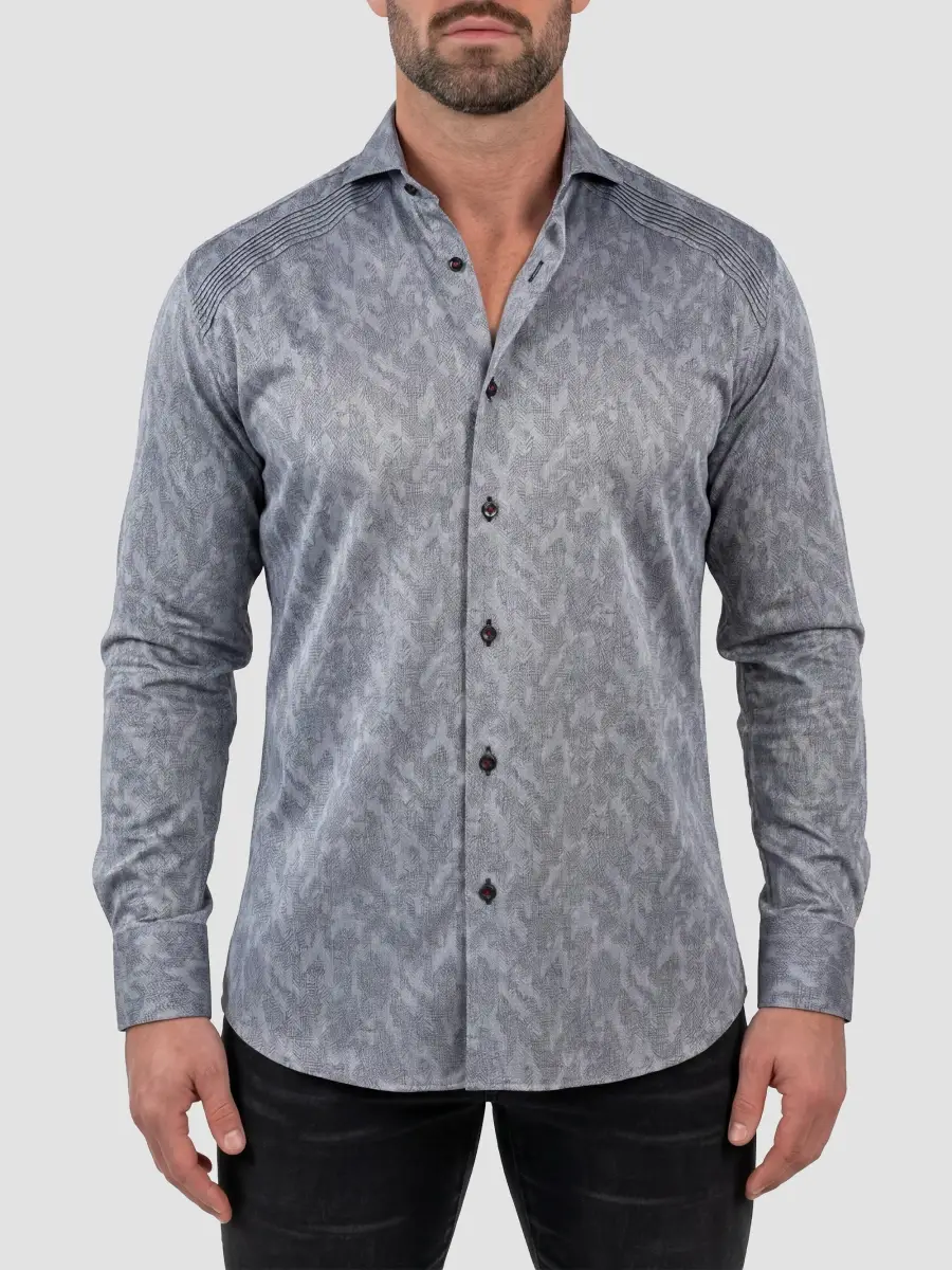 Maceoo Men's General Woven Long Sleeve Shirt | Thumbnail 2 Maceoo Men's General Woven Long Sleeve Shirt | Thumbnail 2
