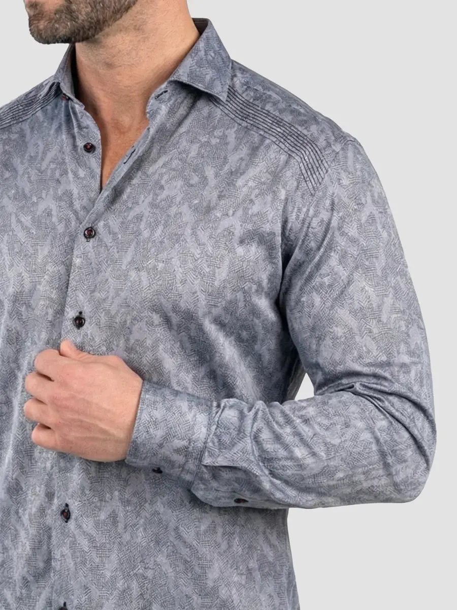 Maceoo Men's General Woven Long Sleeve Shirt | Thumbnail 6 Maceoo Men's General Woven Long Sleeve Shirt | Thumbnail 6