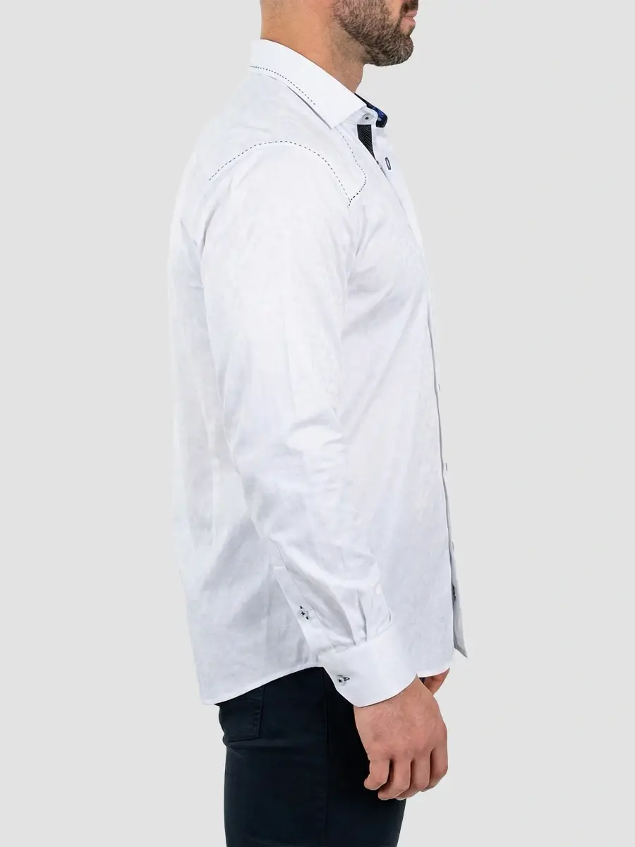 Maceoo Men's Punto Woven Long-Sleeve Shirt | Thumbnail 4 Maceoo Men's Punto Woven Long-Sleeve Shirt | Thumbnail 4