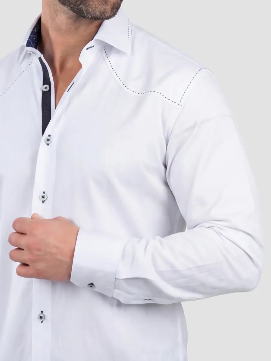 Maceoo Men's Punto Woven Long-Sleeve Shirt | Thumbnail 6 Maceoo Men's Punto Woven Long-Sleeve Shirt | Thumbnail 6