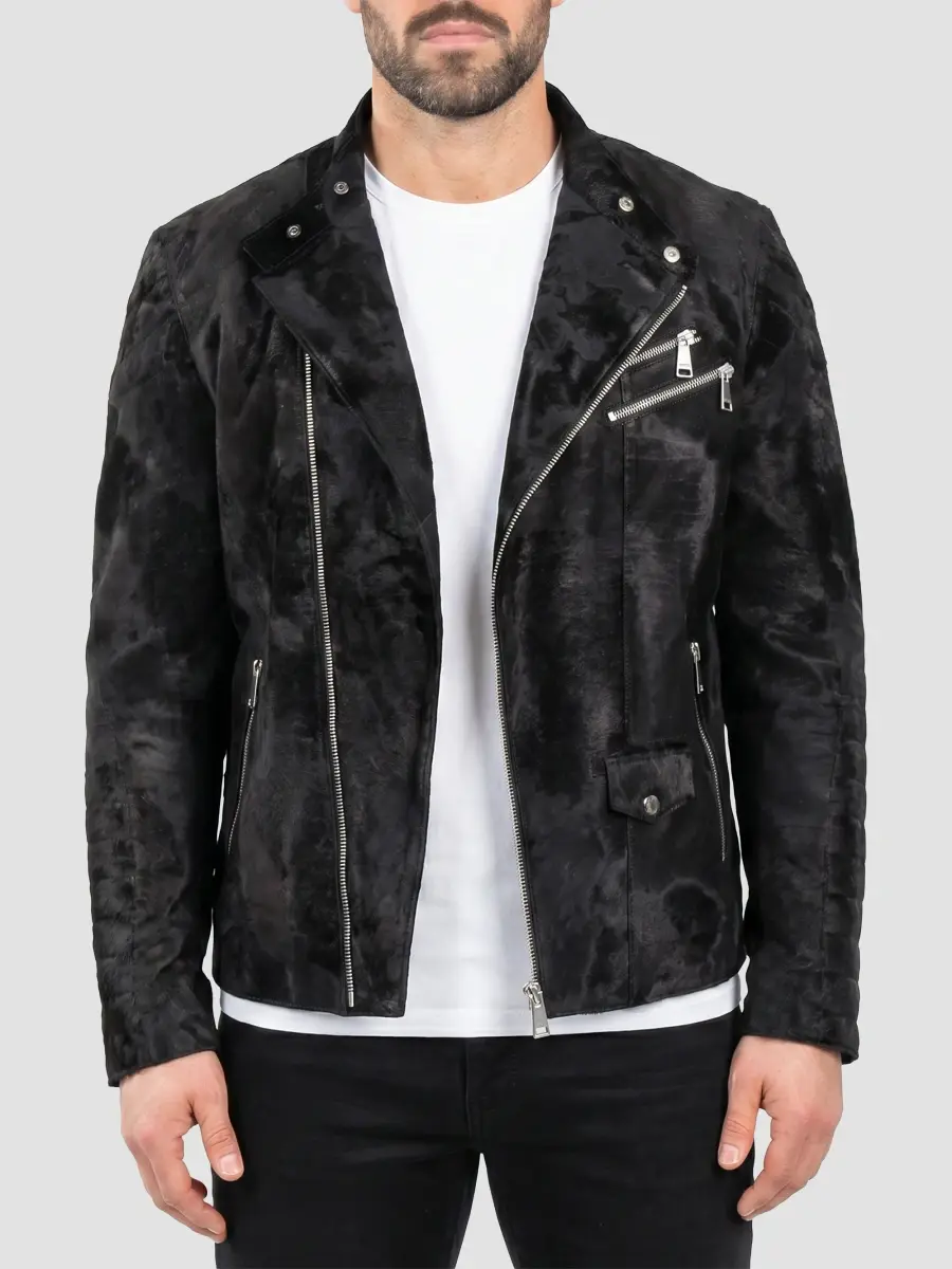 Maceoo Men's Captain Leather Jacket | Thumbnail 2