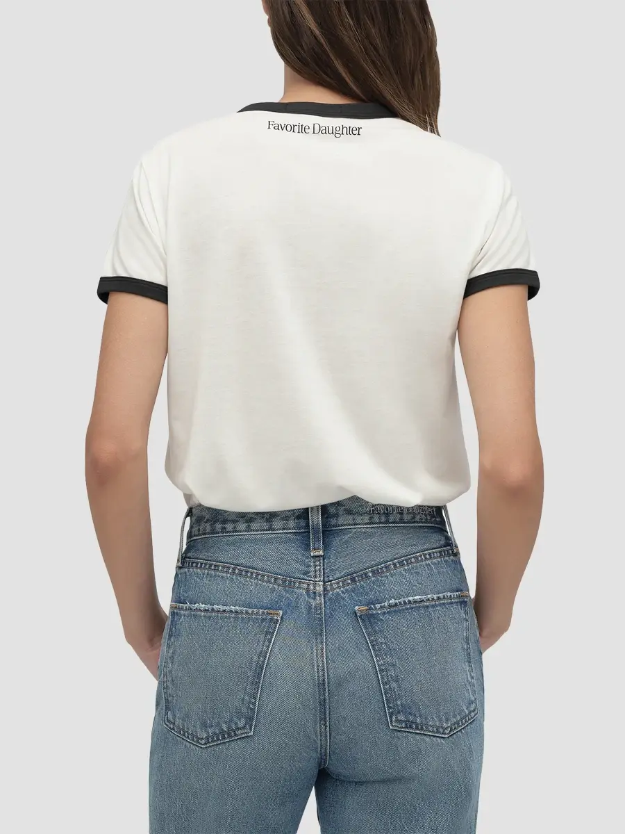 Favorite Daughter Women's The Go Sports Ringer T-Shirt | Thumbnail 2