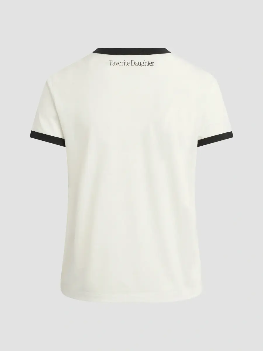 Favorite Daughter Women's The Go Sports Ringer T-Shirt | Thumbnail 4