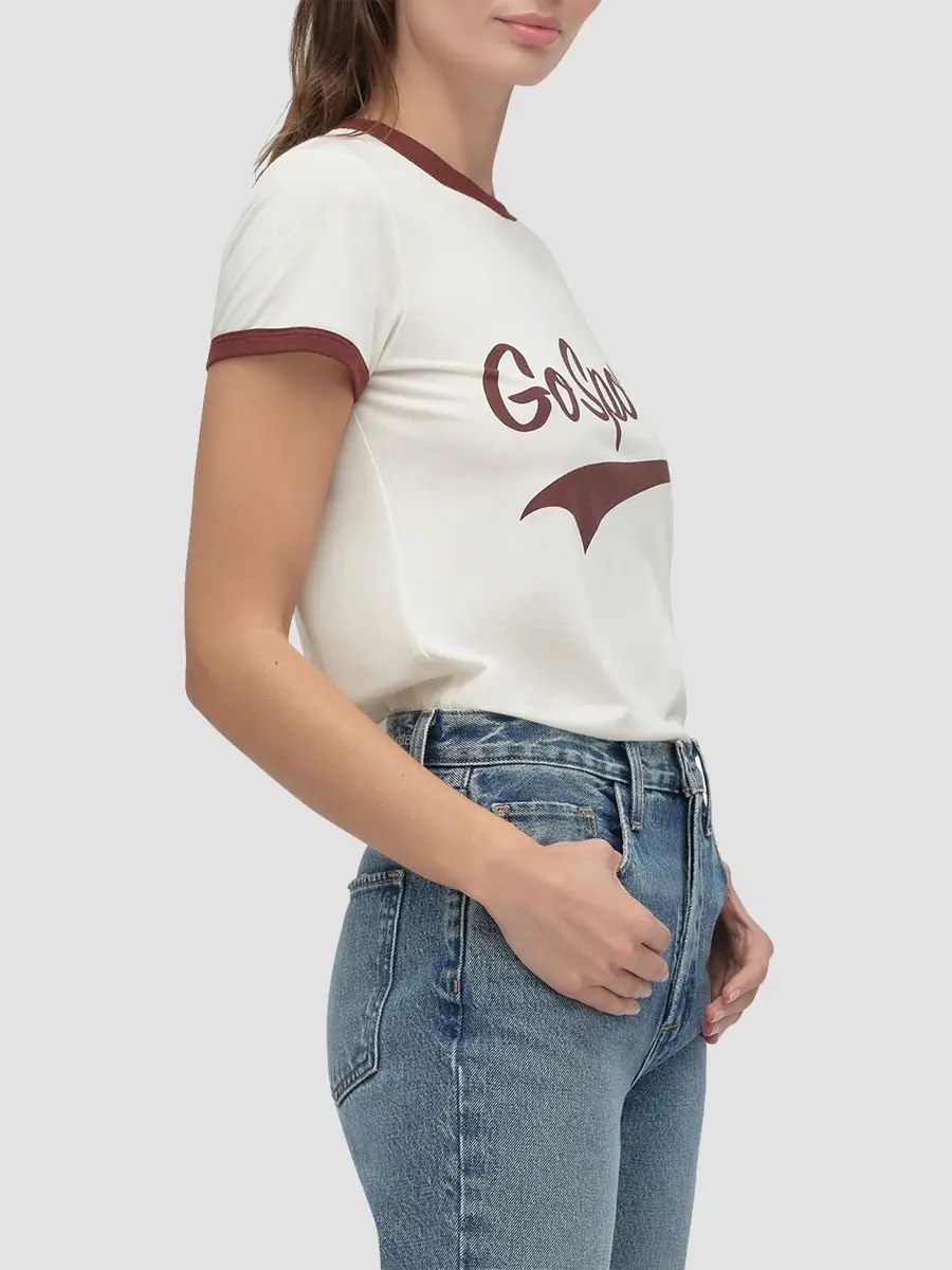 Favorite Daughter Women's The Go Sports Ringer T-Shirt | Thumbnail 5
