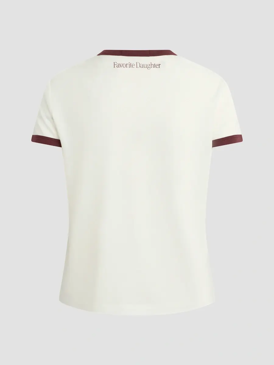Favorite Daughter Women's The Go Sports Ringer T-Shirt | Thumbnail 6