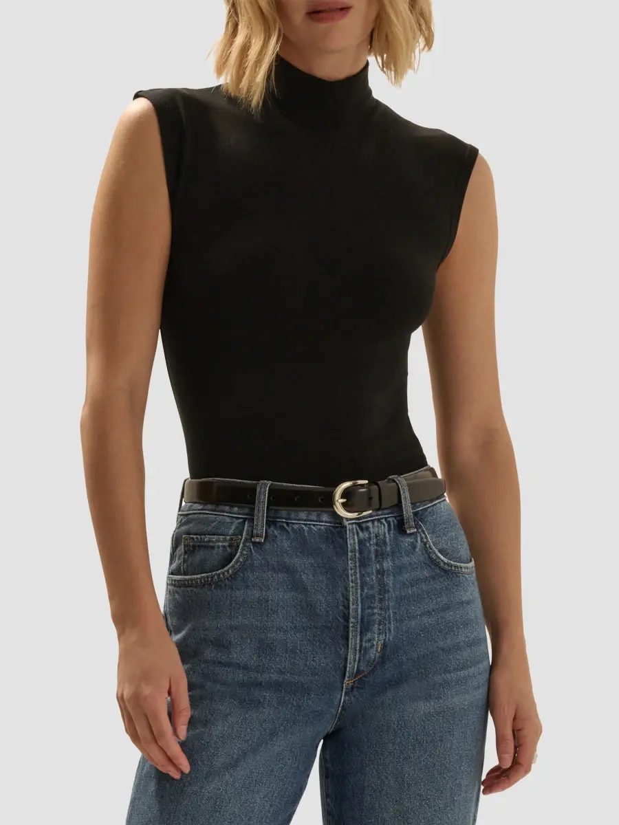 Favorite Daughter Women's The Heritage Mockneck Top | Thumbnail 4 Favorite Daughter Women's The Heritage Mockneck Top | Thumbnail 4