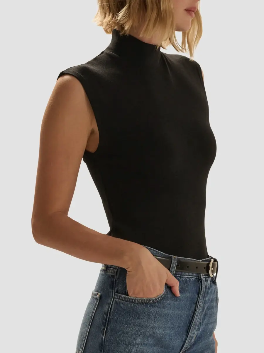 Favorite Daughter Women's The Heritage Mockneck Top | Thumbnail 5 Favorite Daughter Women's The Heritage Mockneck Top | Thumbnail 5