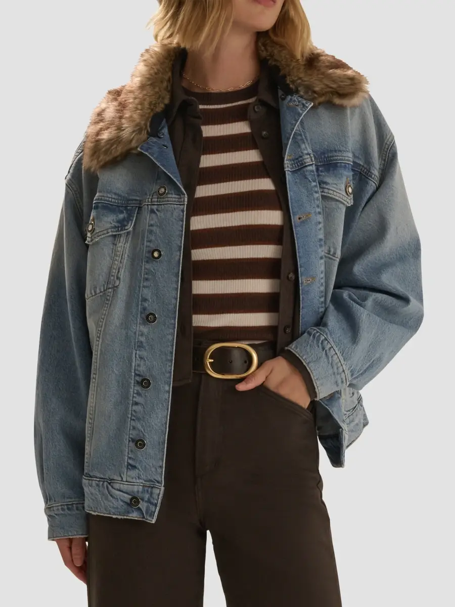 Favorite Daughter Women's The Oversized Bowery Jacket | Thumbnail 4 Favorite Daughter Women's The Oversized Bowery Jacket | Thumbnail 4