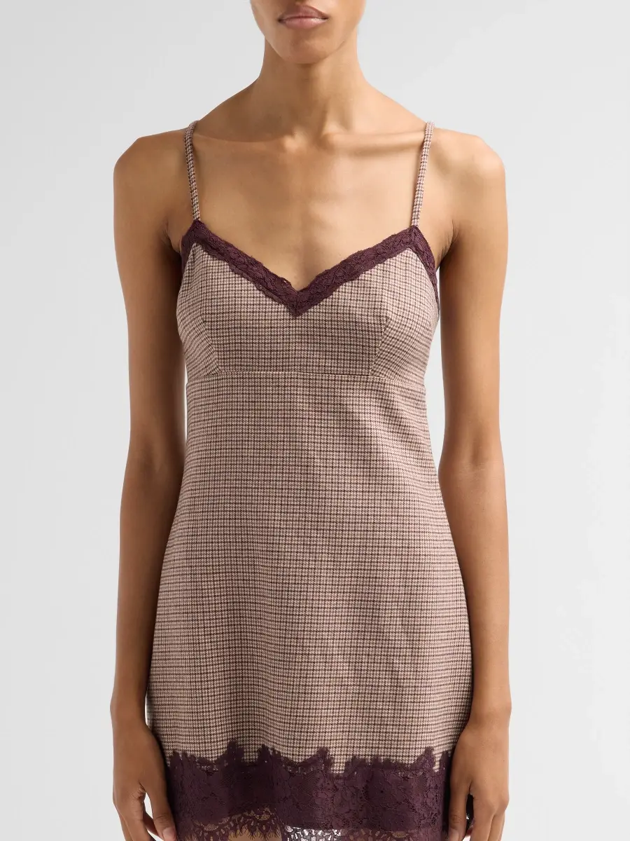 LoveShackFancy Women's Iliona Lace-Trimmed Mini Dress | Thumbnail 5 LoveShackFancy Women's Iliona Lace-Trimmed Mini Dress | Thumbnail 5