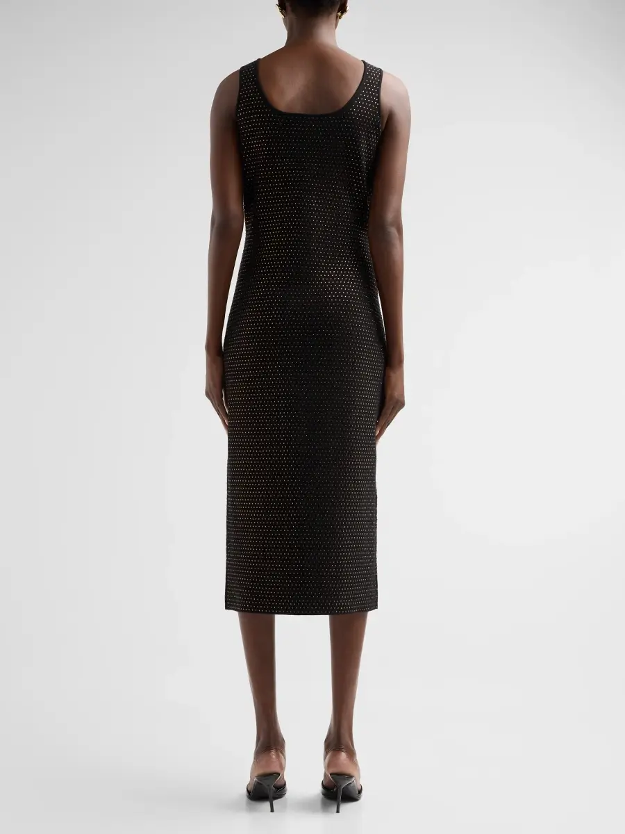 Elie Tahari Women's Blakely Embellished Sweater Midi Dress | Thumbnail 3 Elie Tahari Women's Blakely Embellished Sweater Midi Dress | Thumbnail 3