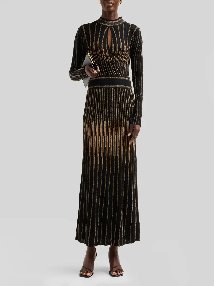 Elie Tahari Women's Alicia Lurex Sweater Dress | Thumbnail 2 Elie Tahari Women's Alicia Lurex Sweater Dress | Thumbnail 2