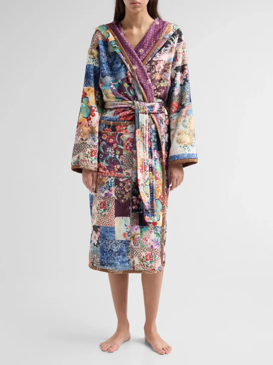 Johnny Was Women's Aditi Fabiana Patchwork-Print Robe | Thumbnail 2