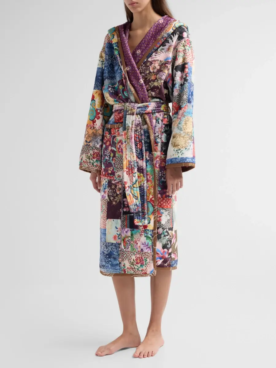 Johnny Was Women's Aditi Fabiana Patchwork-Print Robe | Thumbnail 4