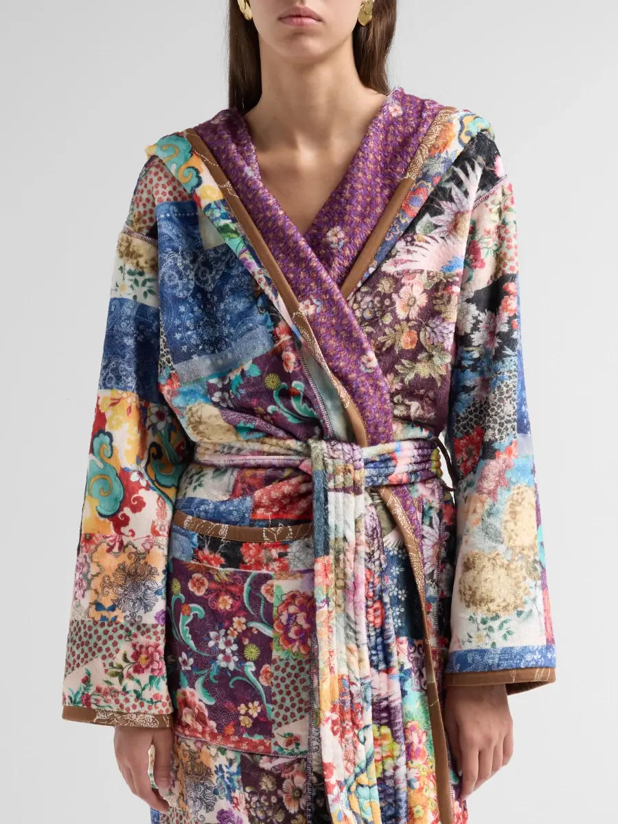 Johnny Was Women's Aditi Fabiana Patchwork-Print Robe | Thumbnail 5