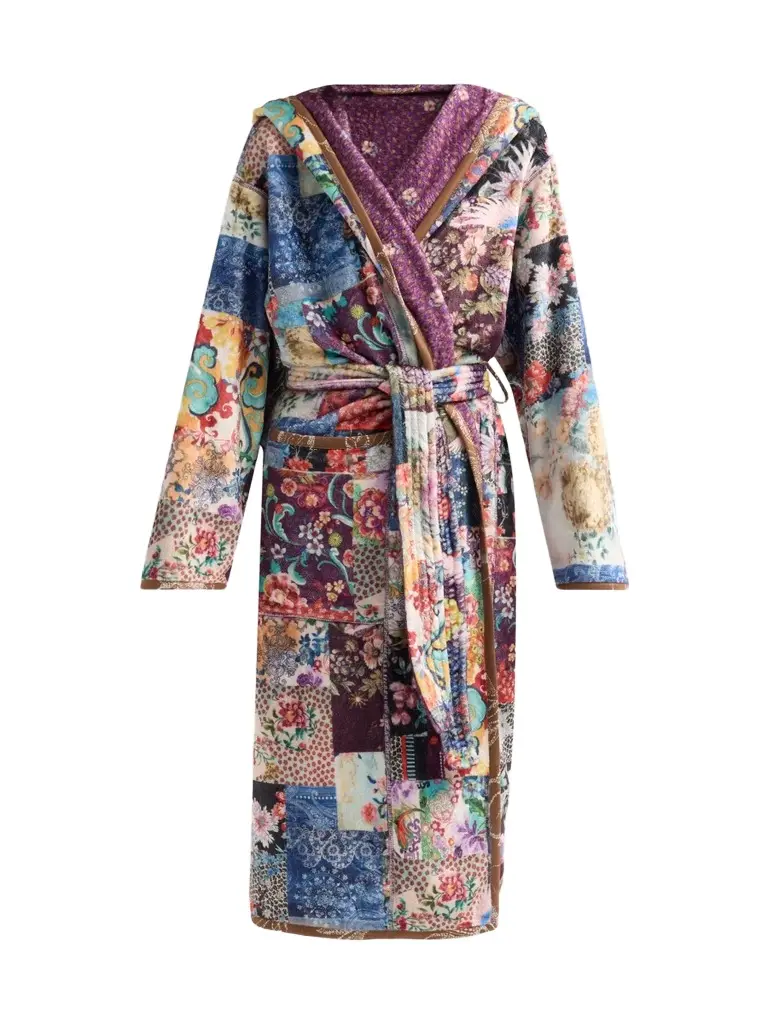 Johnny Was Women's Aditi Fabiana Patchwork-Print Robe