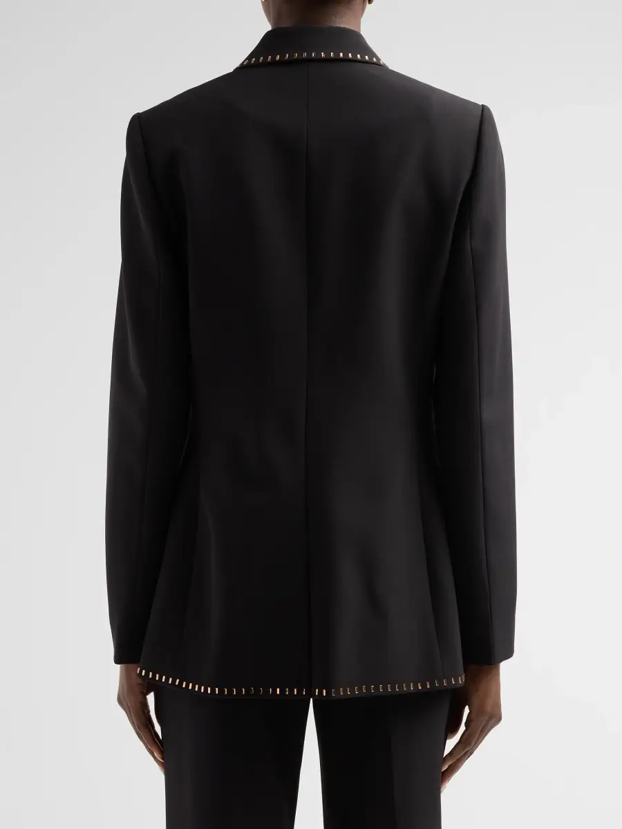 Elie Tahari Women's Margaret Embellished-Trim Blazer | Thumbnail 3