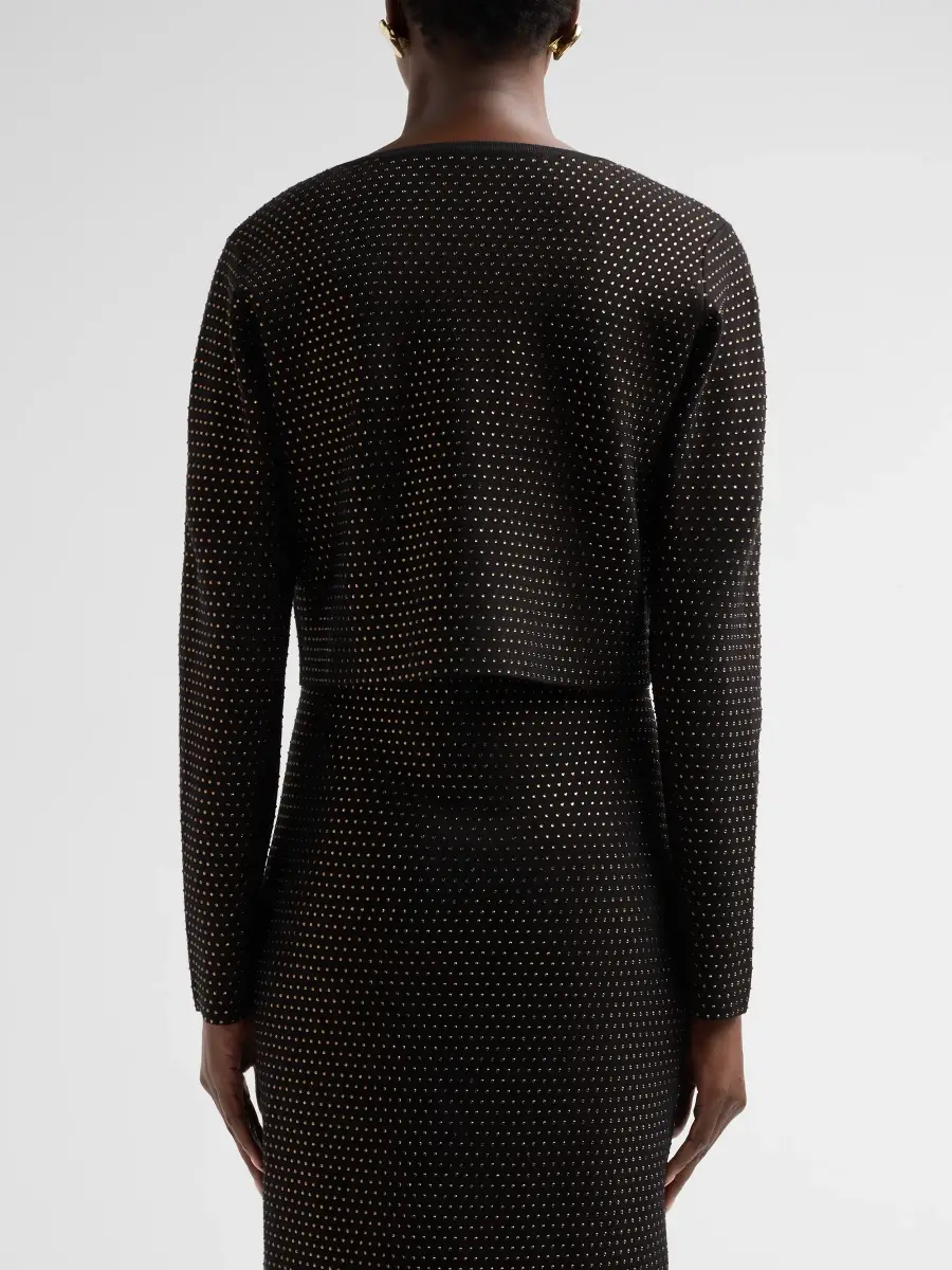 Elie Tahari Women's Blakely Embellished Cardigan | Thumbnail 3