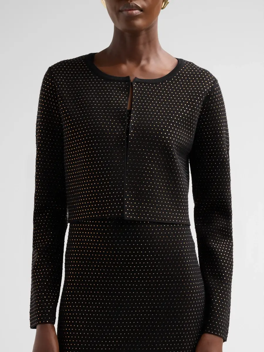 Elie Tahari Women's Blakely Embellished Cardigan | Thumbnail 5