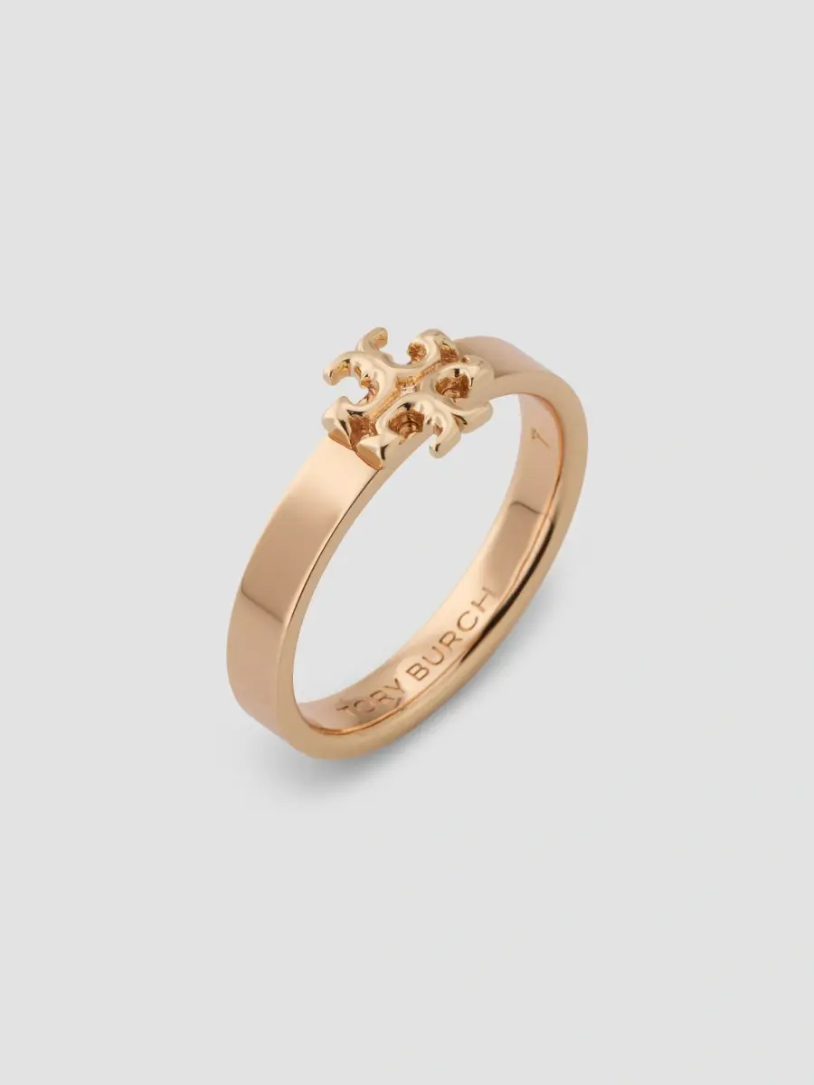 Tory Burch Women's Icon 18K-Gold-Plated Ring | Thumbnail 4 Tory Burch Women's Icon 18K-Gold-Plated Ring | Thumbnail 4