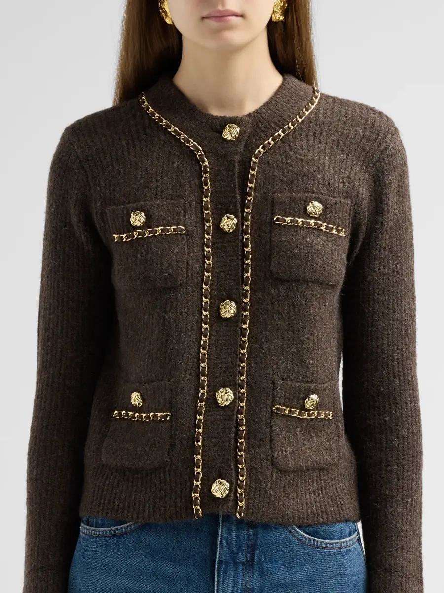 Generation Love Women's Selma Chain Cardigan | Thumbnail 5 Generation Love Women's Selma Chain Cardigan | Thumbnail 5