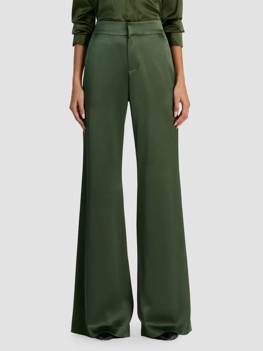 Alice + Olivia Women's Dylan High-Rise Wide-Leg Pants | Thumbnail 4 Alice + Olivia Women's Dylan High-Rise Wide-Leg Pants | Thumbnail 4
