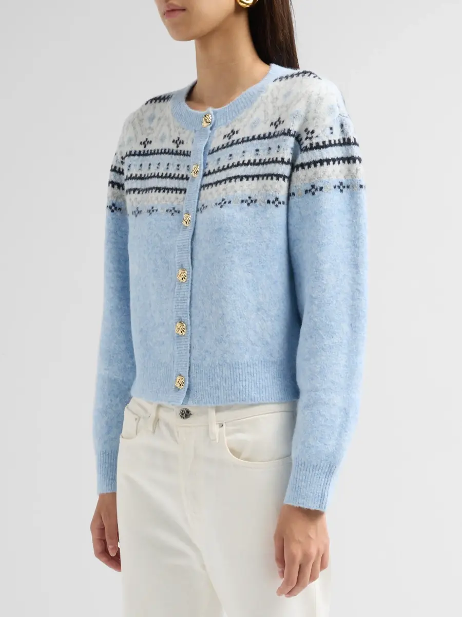 Generation Love Women's Hilda Fair Isle-Style Cardigan | Thumbnail 4 Generation Love Women's Hilda Fair Isle-Style Cardigan | Thumbnail 4