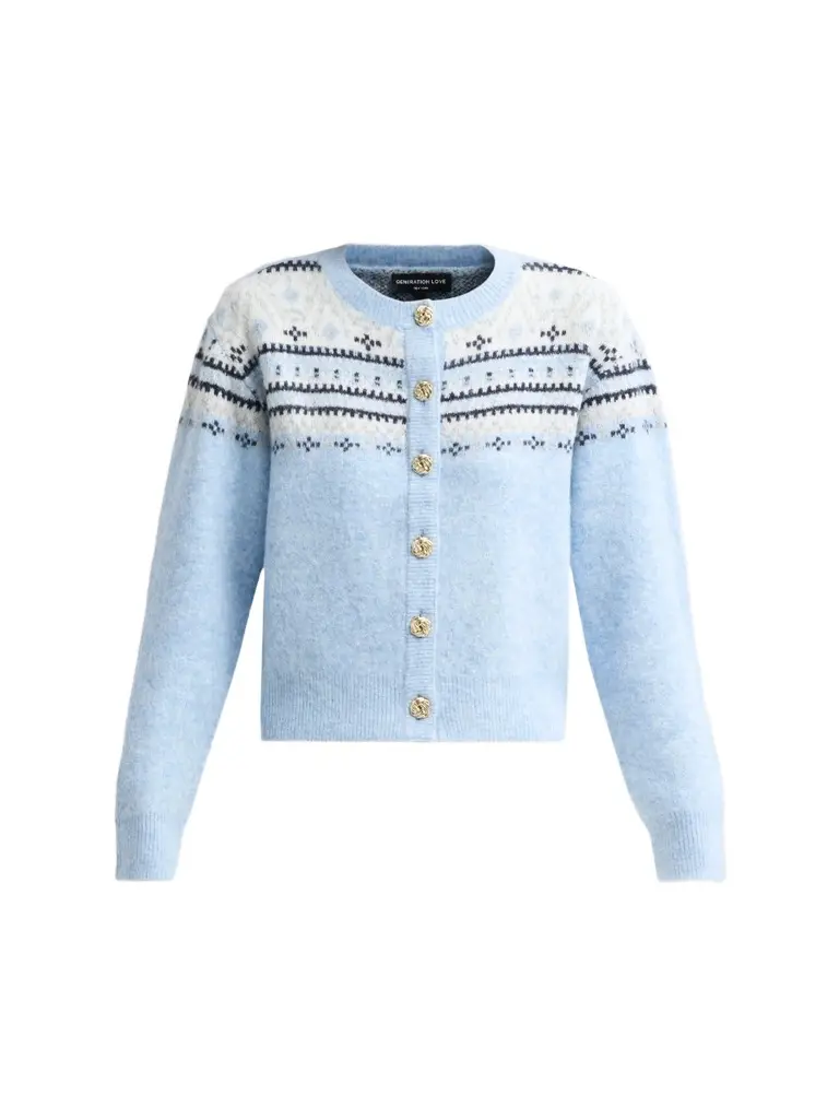 Women's Hilda Fair Isle-Style Cardigan Women's Hilda Fair Isle-Style Cardigan