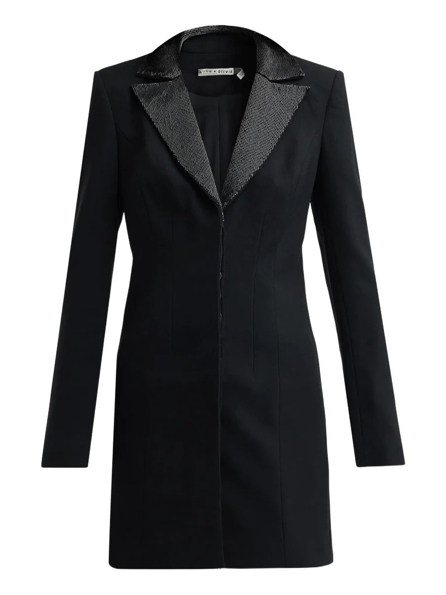 Women's Amanza Embellished Tuxedo Mini Dress Women's Amanza Embellished Tuxedo Mini Dress
