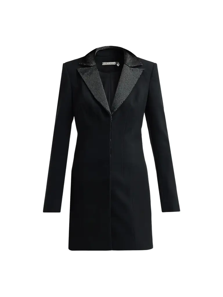 Women's Amanza Embellished Tuxedo Mini Dress Women's Amanza Embellished Tuxedo Mini Dress