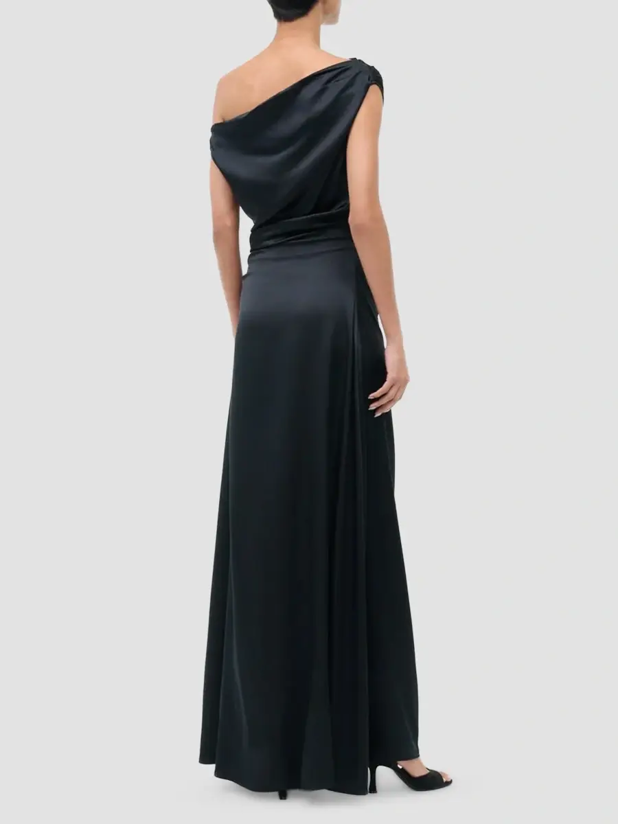 Staud Women's Phare Stretch-Silk Maxi Dress | Thumbnail 3 Staud Women's Phare Stretch-Silk Maxi Dress | Thumbnail 3