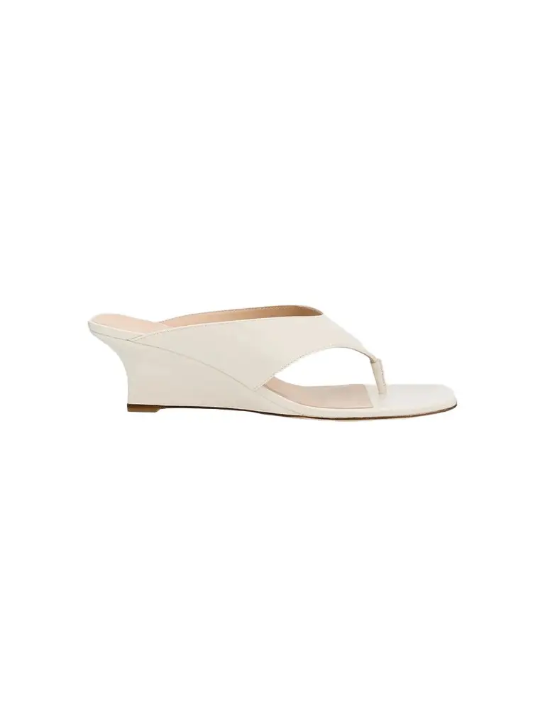 Women's Vinnie 50MM Leather Wedge Thong Sandals Women's Vinnie 50MM Leather Wedge Thong Sandals