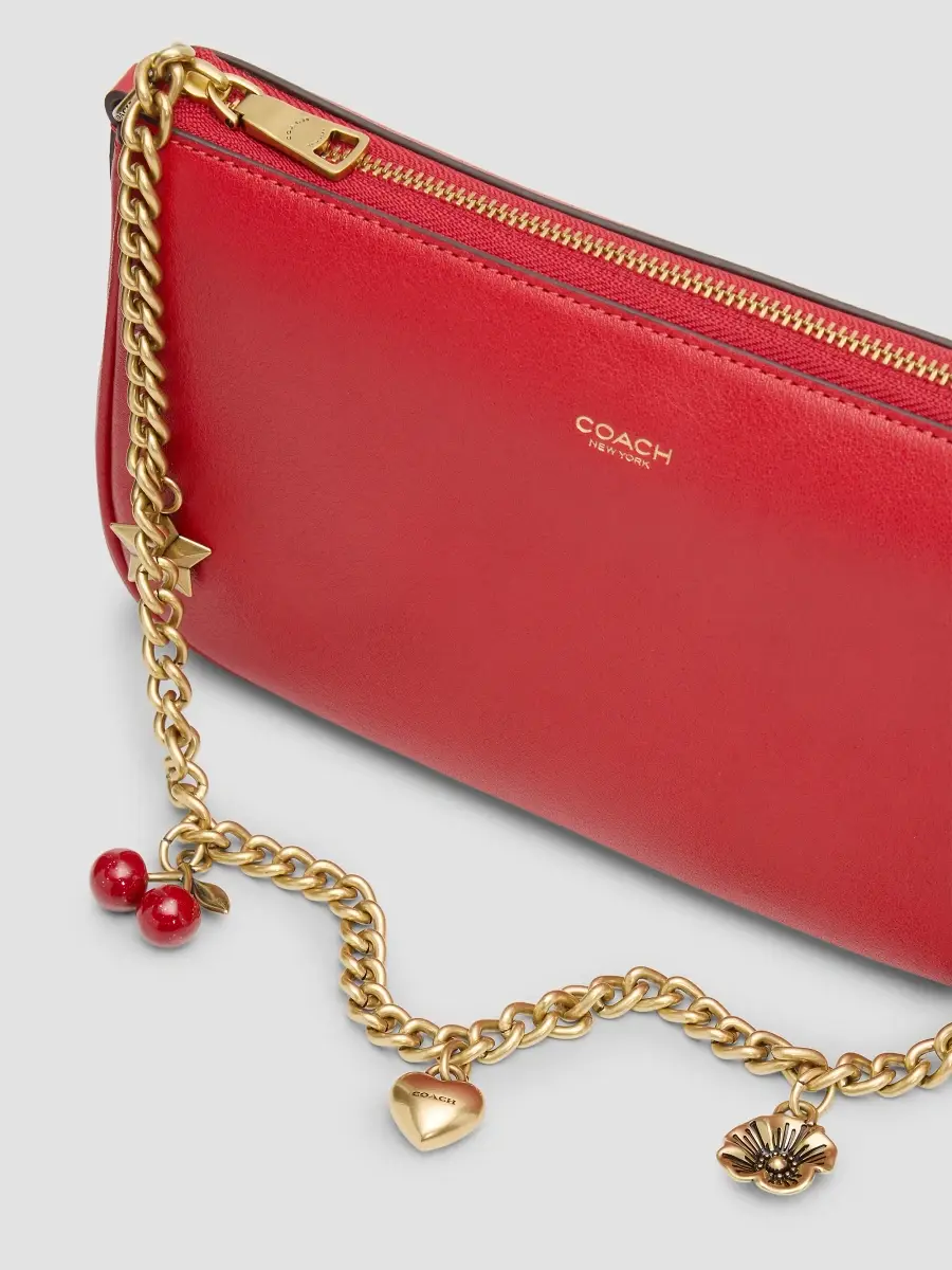 Coach Women's Plaza Charm Chain-Link Top Handle Bag | Thumbnail 6 Coach Women's Plaza Charm Chain-Link Top Handle Bag | Thumbnail 6