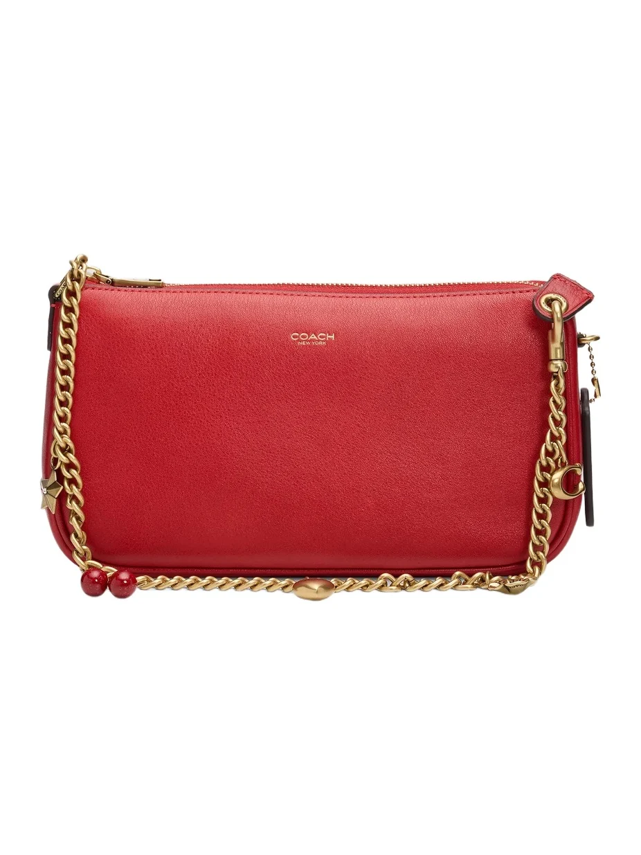 Coach Women's Plaza Charm Chain-Link Top Handle Bag