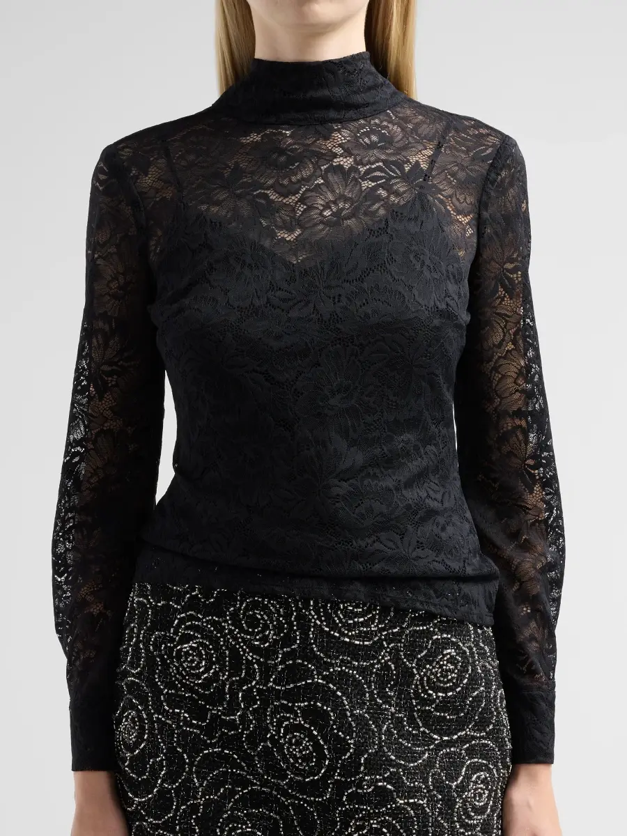 Milly Women's Raz Lace Tie Top | Thumbnail 5 Milly Women's Raz Lace Tie Top | Thumbnail 5