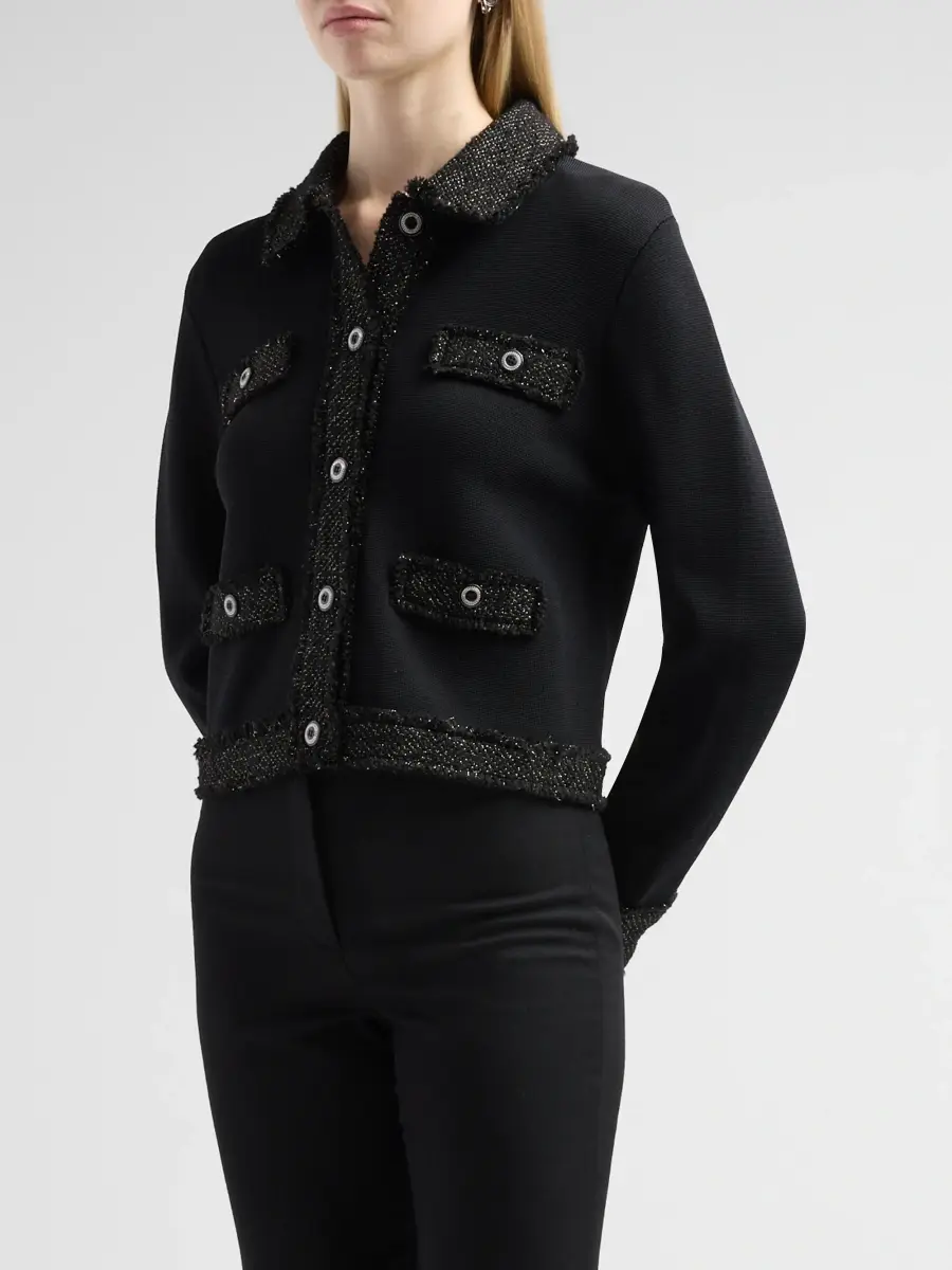 Milly Women's Rhea Cardigan Jacket | Thumbnail 4 Milly Women's Rhea Cardigan Jacket | Thumbnail 4