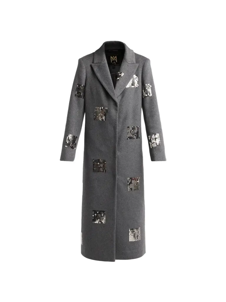 Milly Women's Wanda Sequin Coat