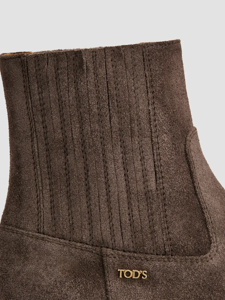 Tod's Women's 60MM Suede Ankle Boots | Thumbnail 5 Tod's Women's 60MM Suede Ankle Boots | Thumbnail 5