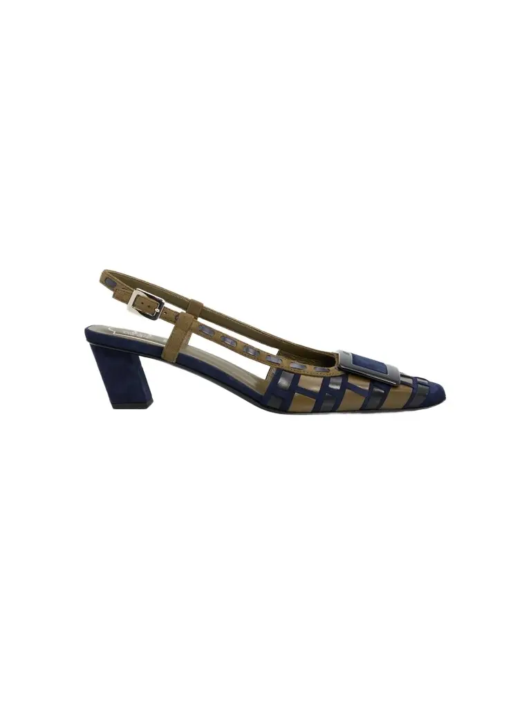 Women's Belle Vivier Infilature 45MM Slingback Pumps