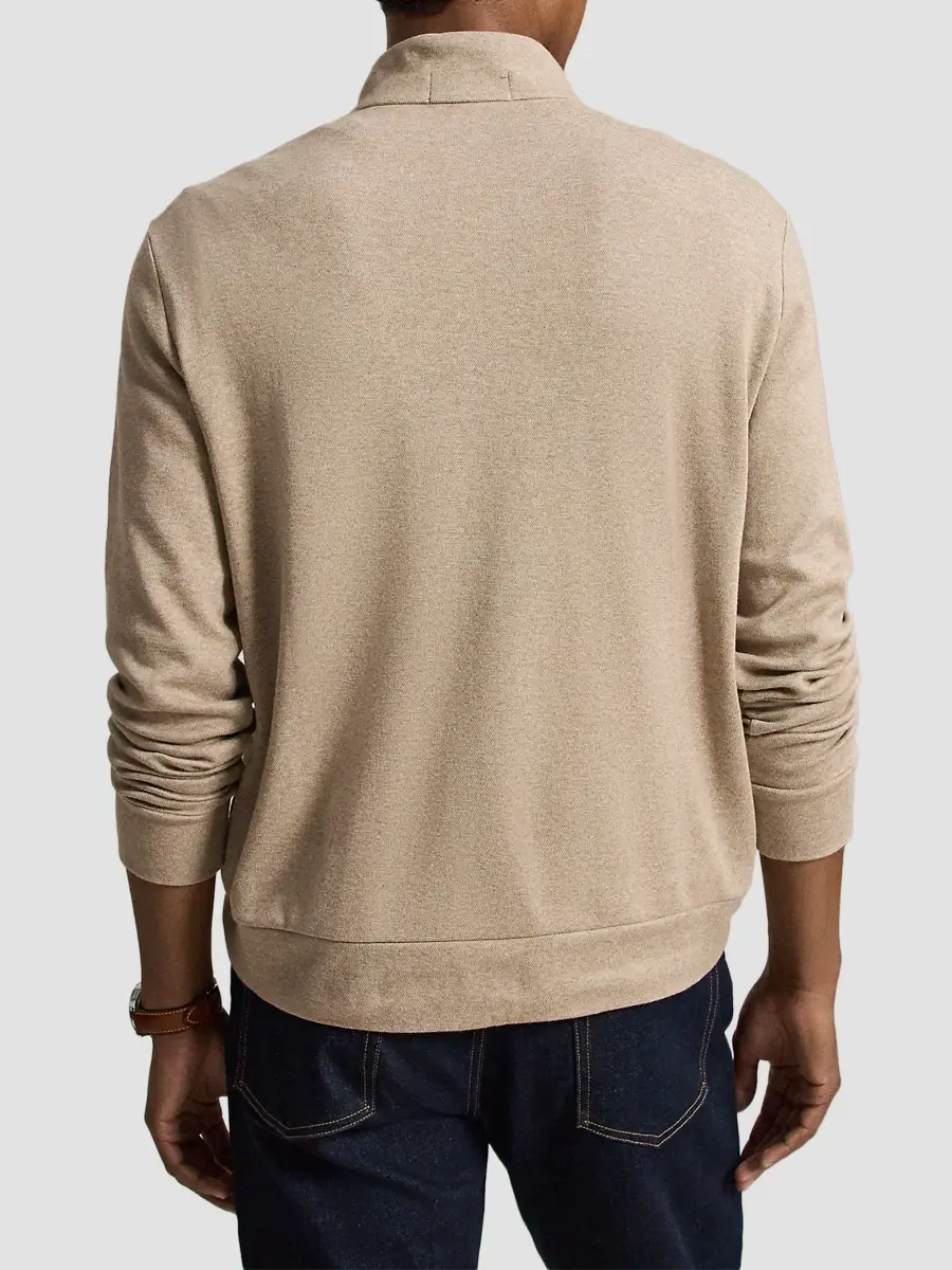 Polo Ralph Lauren Men's Luxury Textured Quarter-Zip Sweatshirt | Thumbnail 3 Polo Ralph Lauren Men's Luxury Textured Quarter-Zip Sweatshirt | Thumbnail 3