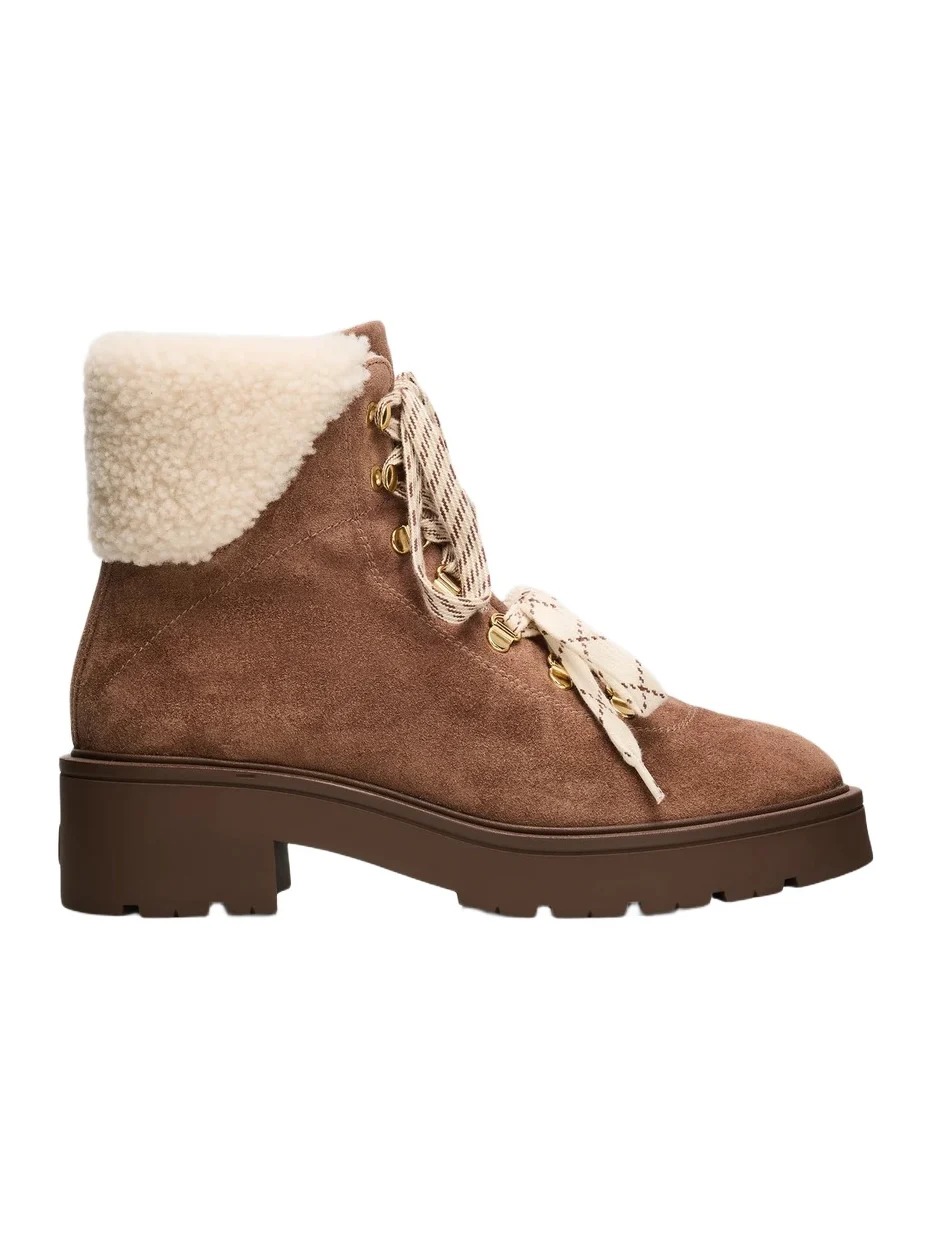 Women's Ren Shearling-Trim Suede Ankle Boots Women's Ren Shearling-Trim Suede Ankle Boots