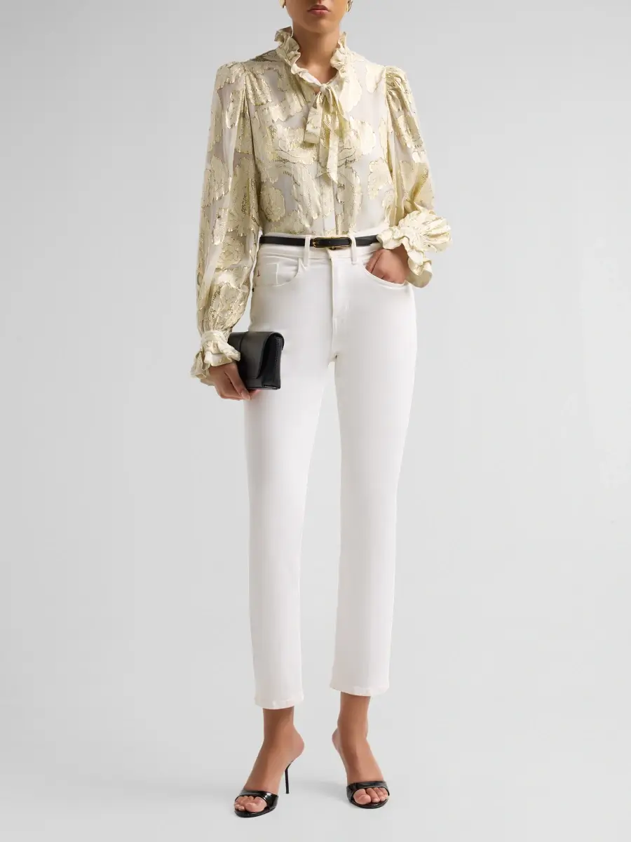 Kobi Halperin Women's Niosha Jacquard Blouse | Thumbnail 2 Kobi Halperin Women's Niosha Jacquard Blouse | Thumbnail 2