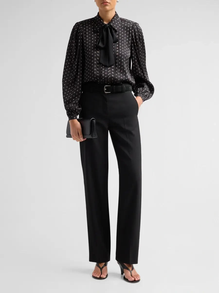 Kobi Halperin Women's Julian Polka Dot Silk-Blend Blouse | Thumbnail 2 Kobi Halperin Women's Julian Polka Dot Silk-Blend Blouse | Thumbnail 2