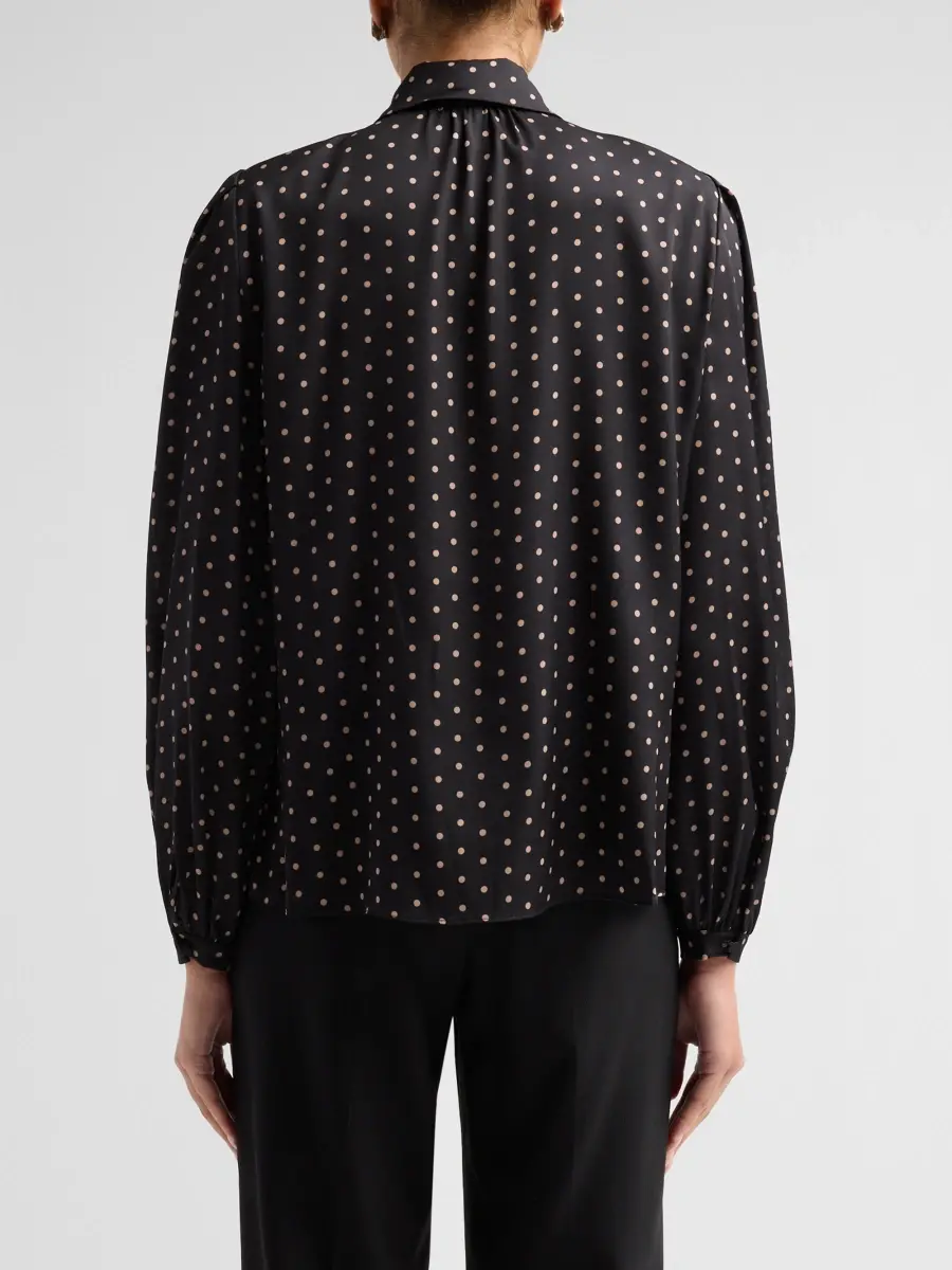 Kobi Halperin Women's Julian Polka Dot Silk-Blend Blouse | Thumbnail 3 Kobi Halperin Women's Julian Polka Dot Silk-Blend Blouse | Thumbnail 3