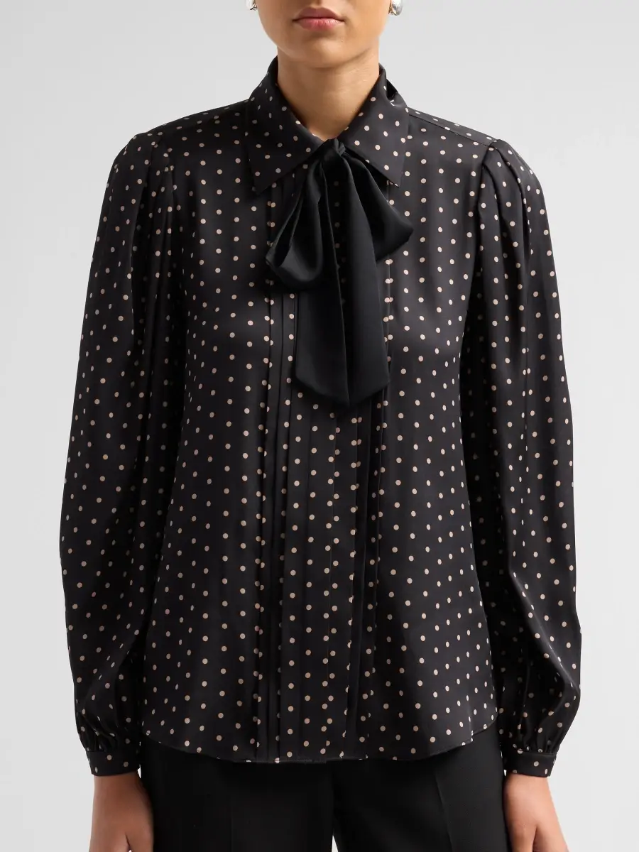 Kobi Halperin Women's Julian Polka Dot Silk-Blend Blouse | Thumbnail 5 Kobi Halperin Women's Julian Polka Dot Silk-Blend Blouse | Thumbnail 5