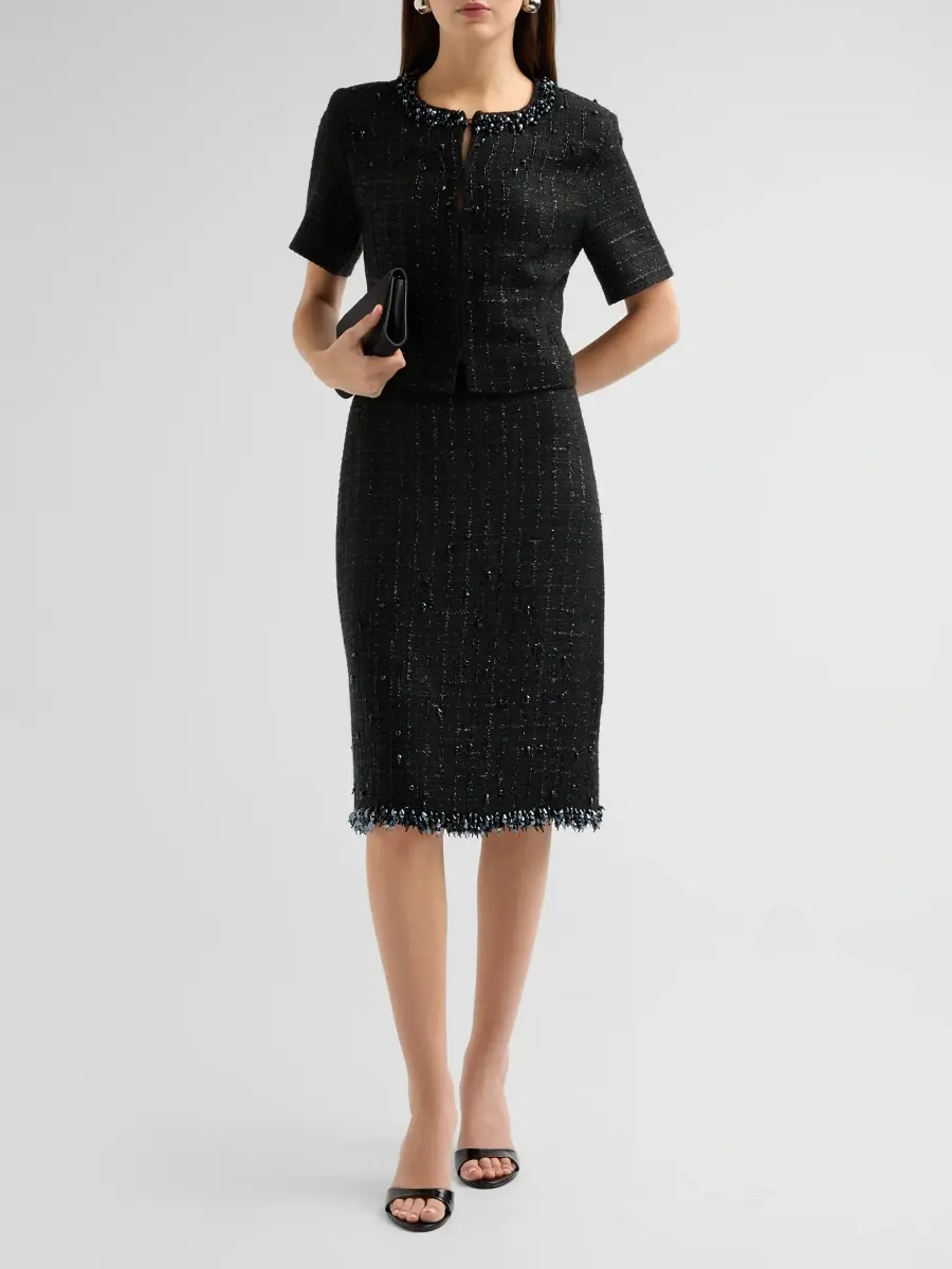 Ungaro Women's Leny Beaded Short-Sleeve Jacket | Thumbnail 2 Ungaro Women's Leny Beaded Short-Sleeve Jacket | Thumbnail 2