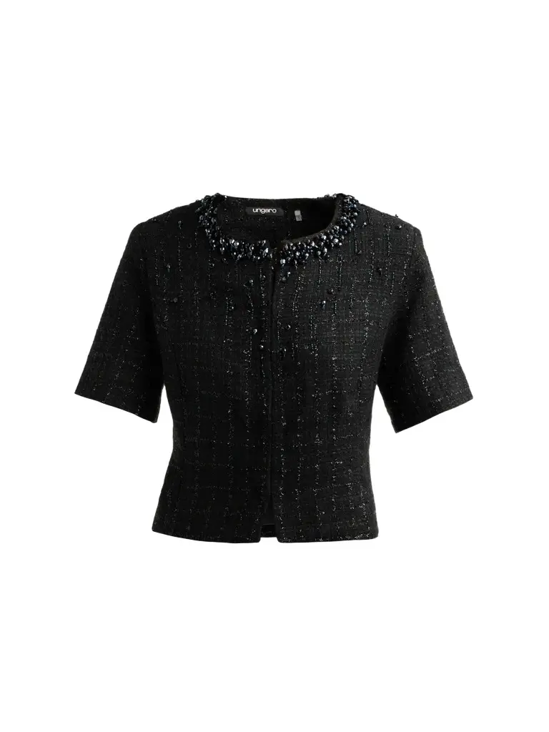 Ungaro Women's Leny Beaded Short-Sleeve Jacket